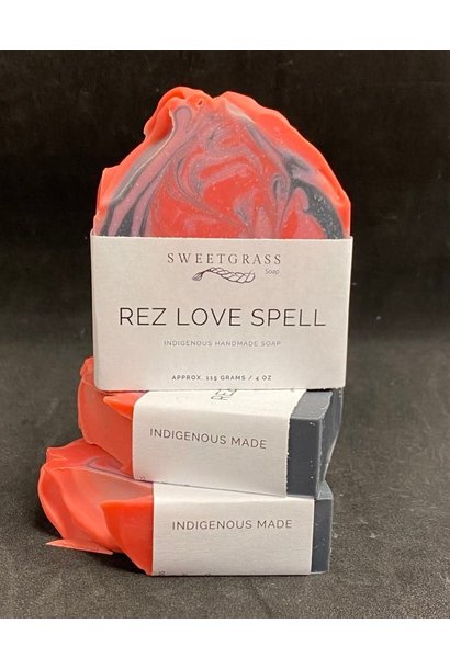 Rez Love Spell 4oz soap by Sweetgrass Soaps