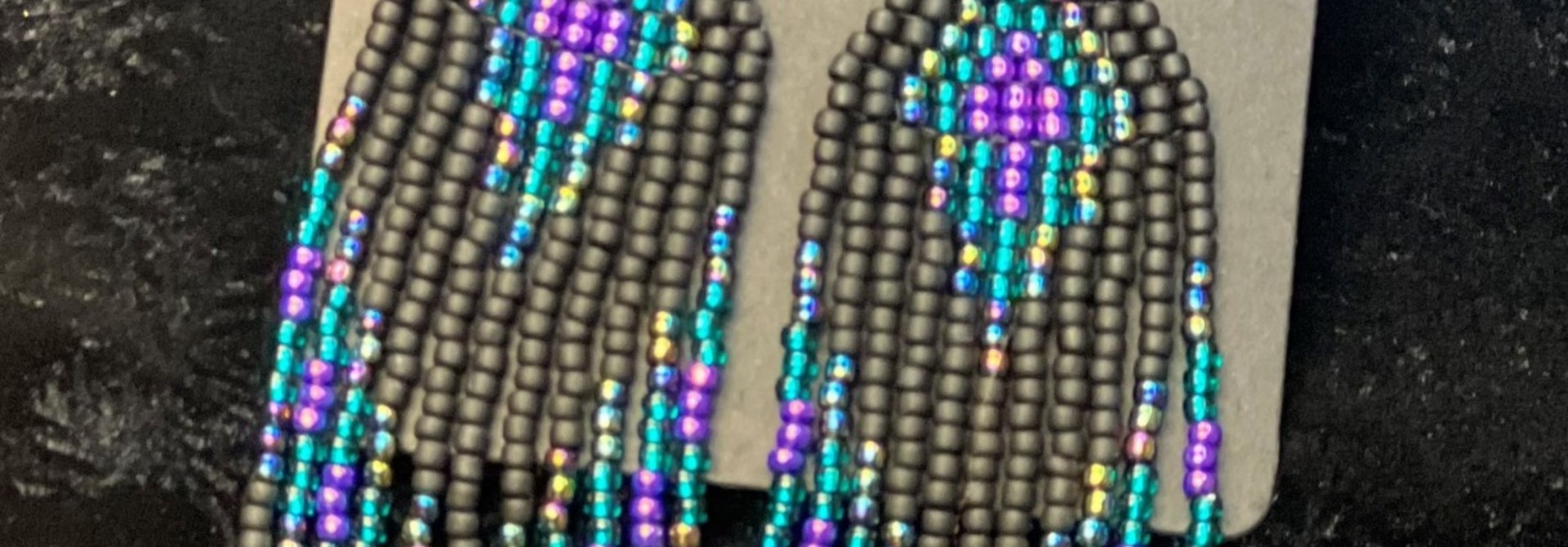 Assorted Large Beaded Earrings by Little Spark Cree-ations