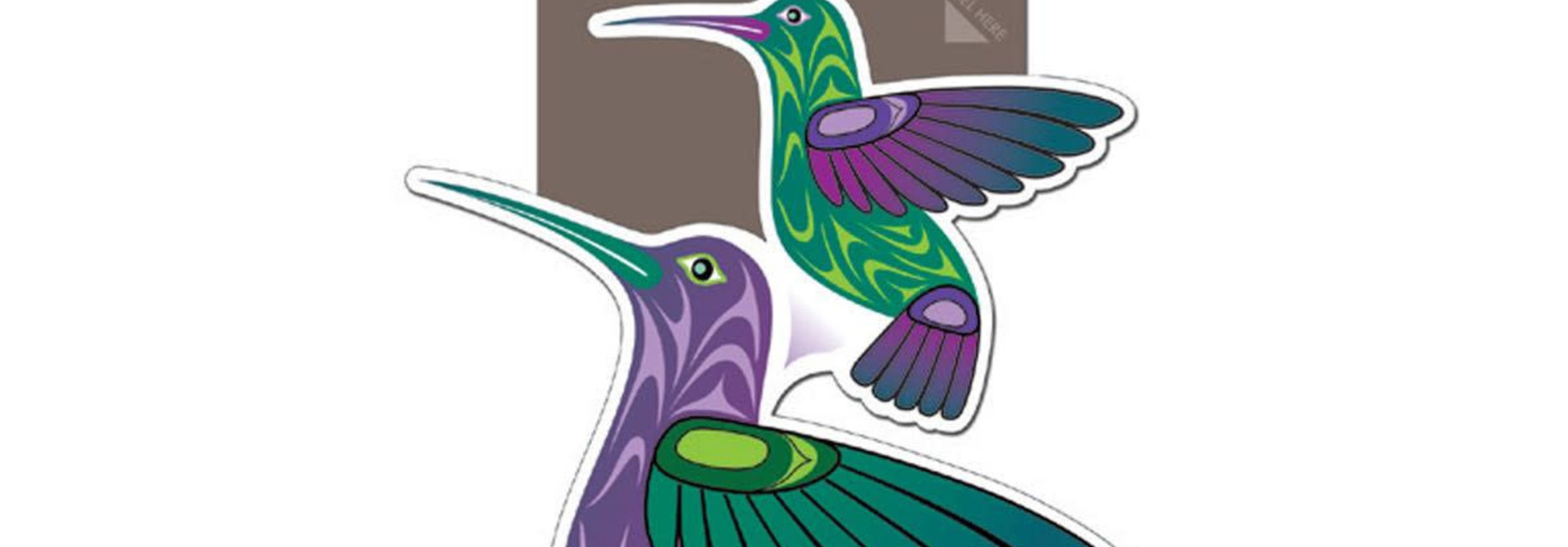 Sticker - Hummingbird by Simone Diamond