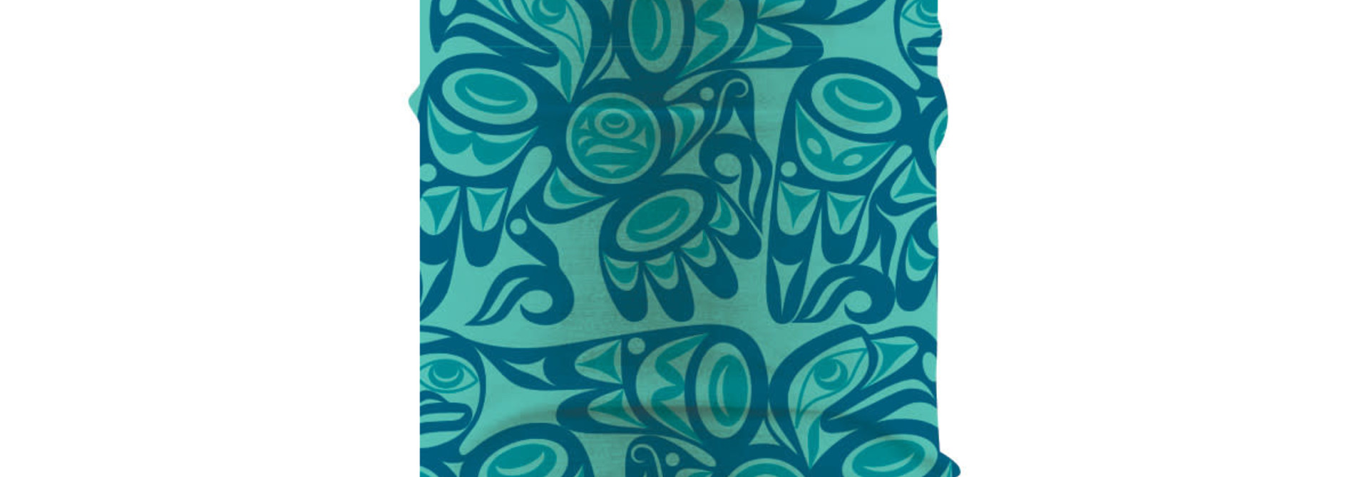 Multifunctional Headwear - Salish Eagle by Joe Wilson-Sxwaset