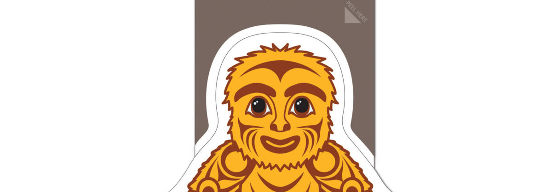 Sticker - Baby Sasquatch by Simone Diamond