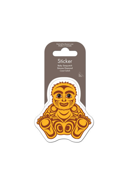 Sticker - Baby Sasquatch by Simone Diamond