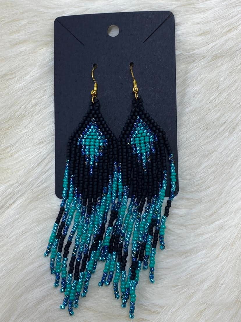 Assorted Large Beaded Earrings by Little Spark Cree-ations-10