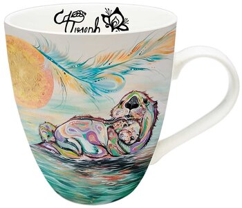 Art Mug - Otter Family- Carla Joseph