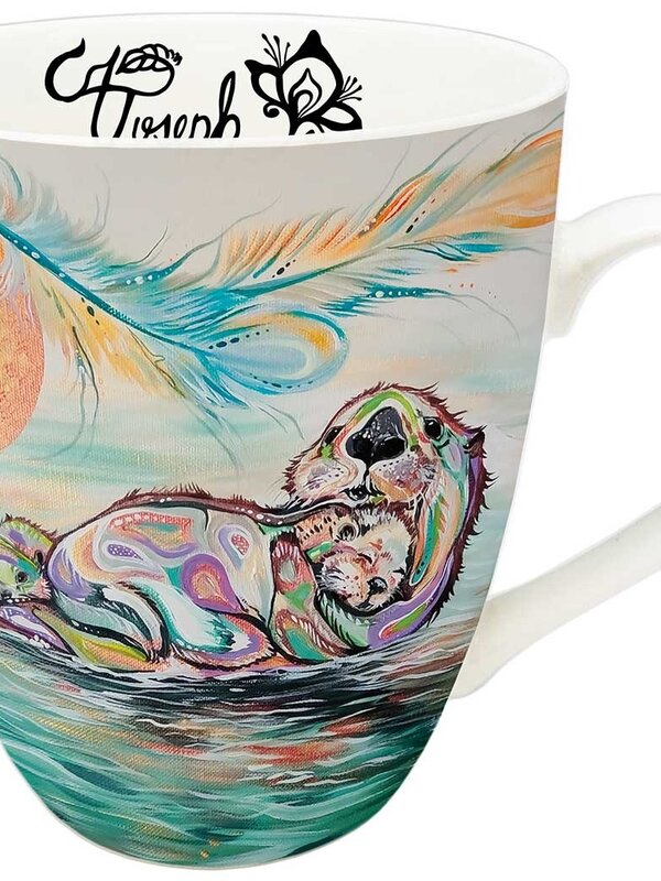 Art Mug - Otter Family- Carla Joseph