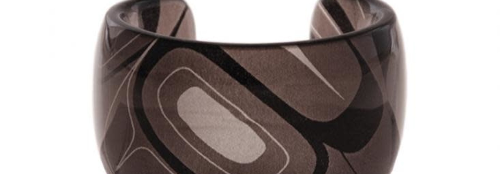 Silk Inspiration Cuff Onyx- Kelly Robinson