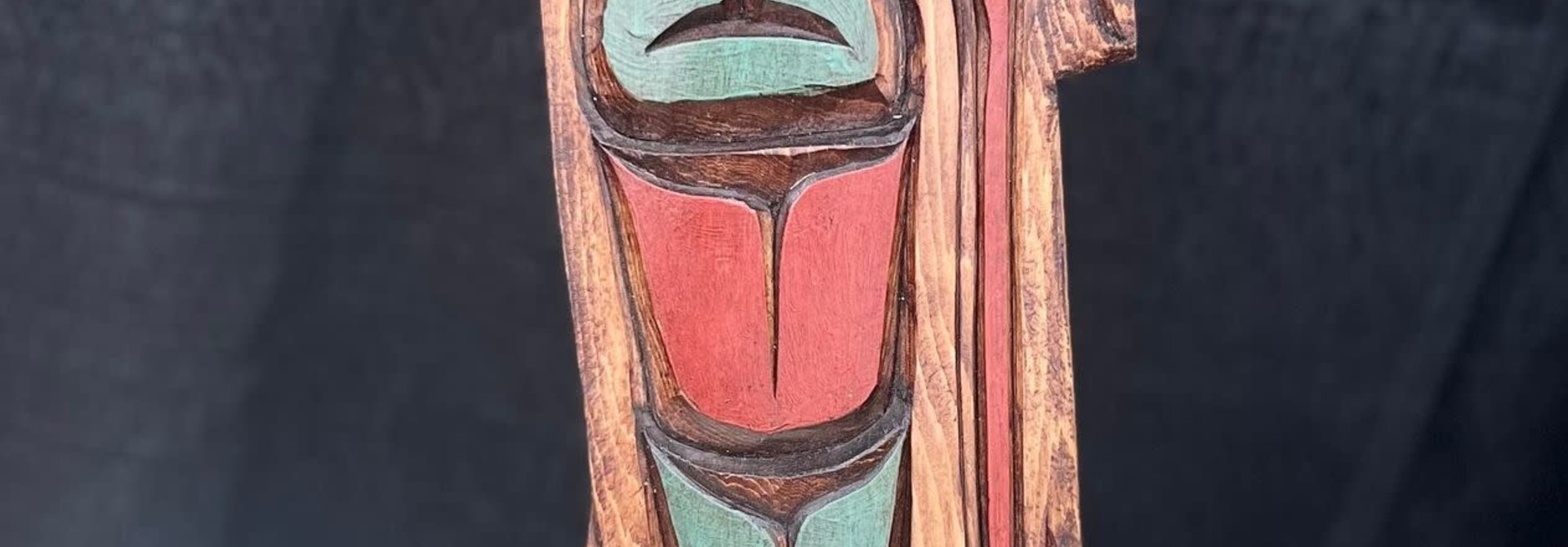 Hand Carved Sleeping Raven wall plaque by George Price