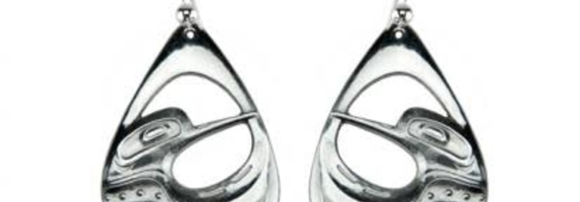 Silver Pewter Earrings - Hummingbird by Corrine Hunt