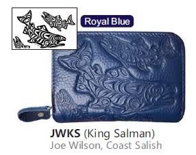 Leather Card Wallet - King Salmon by Joe Wilson-1