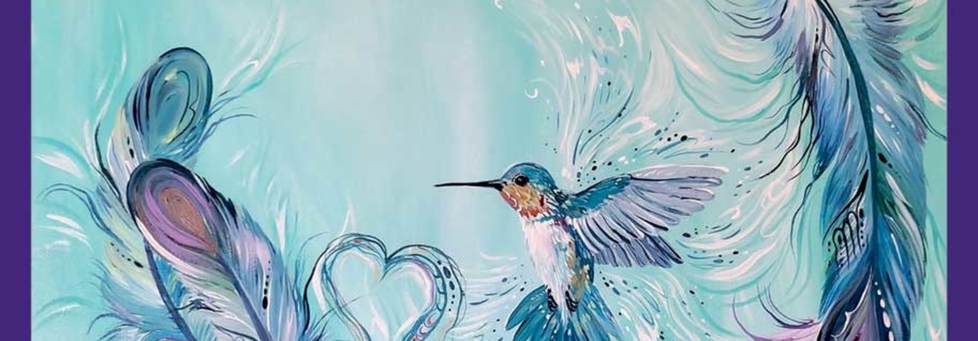 72 Piece Puzzle - Hummingbird Feathers by Carla Joseph