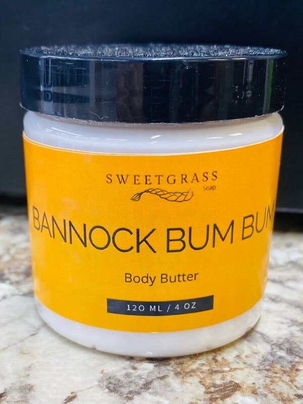 Bannock Bum Bum  Body Butter by Sweetgrass Soaps