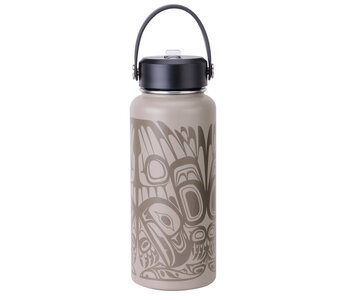 32 oz Wide Mouth Insulated Bottles - Eagle Flight by Paul Windsor