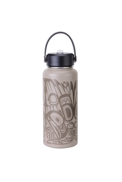 32 oz Wide Mouth Insulated Bottles - Eagle Flight by Paul Windsor