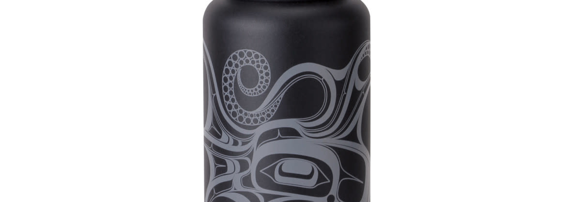 32 oz Wide Mouth Insulated Bottles - Octopus (Nuu) by Ernest Swanson