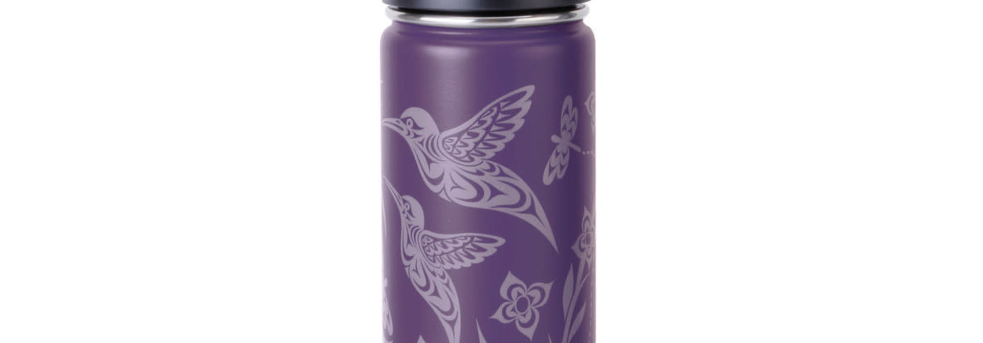 21 oz Wide Mouth Insulated Bottles - Hummingbird by Simone Diamond