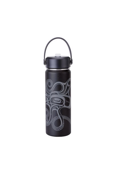 21 oz Wide Mouth Insulated Bottles - Octopus (Nuu) by Ernest Swanson,
