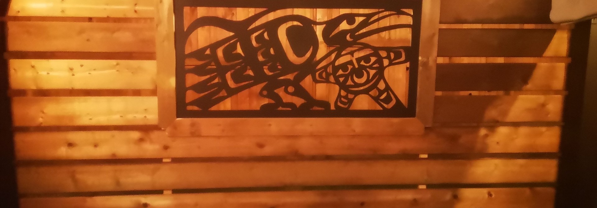 2'x4' Privacy Screen - Ravens Call by Noel Brown