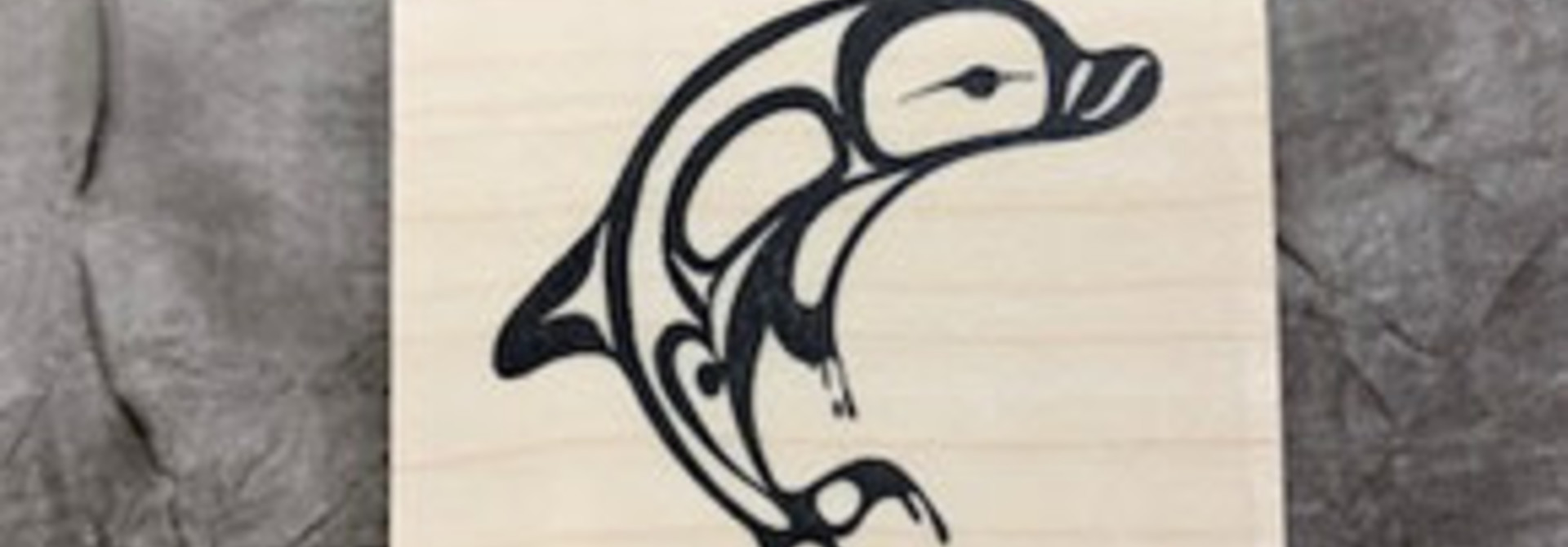 Stamp (Rubber) Dolphin Bill Helin