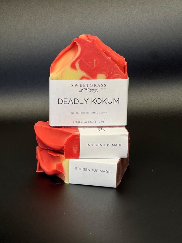 4oz soap Deadly Kokum by Sweetgrass Soap