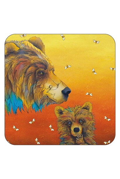 4" Art Coaster set- The Matriarch - by Micqaela Jones