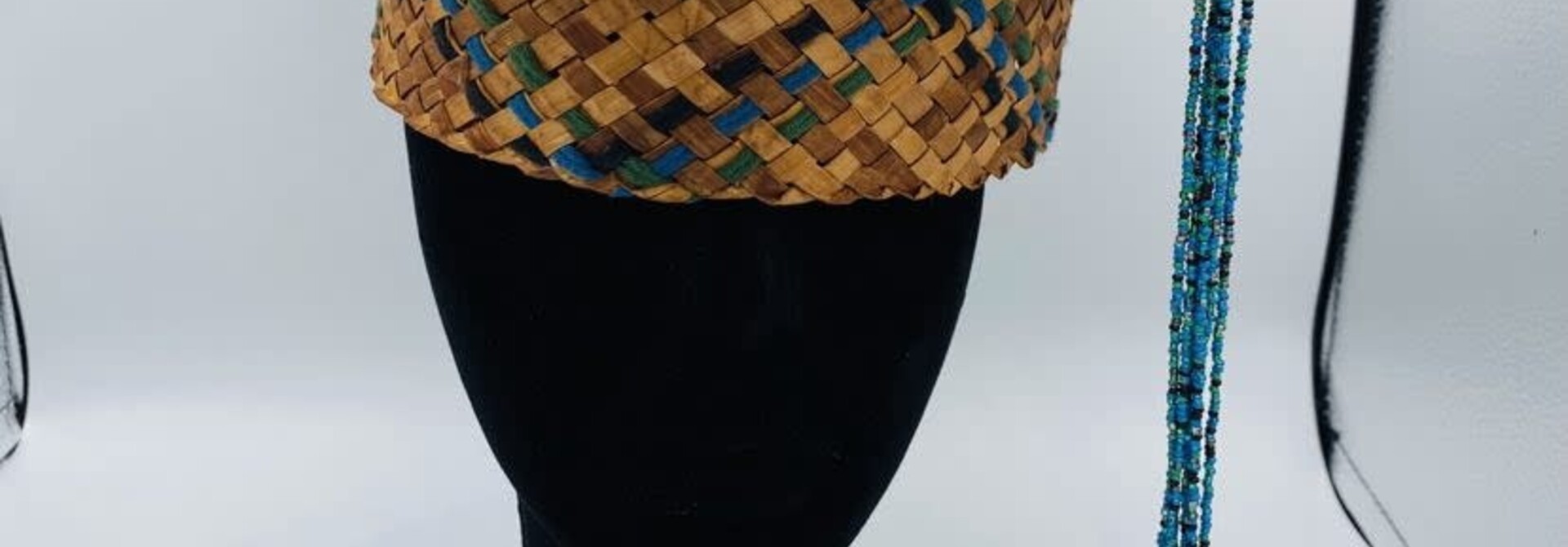 Hand Woven Cedar Grad Cap by Stephanie Riedl