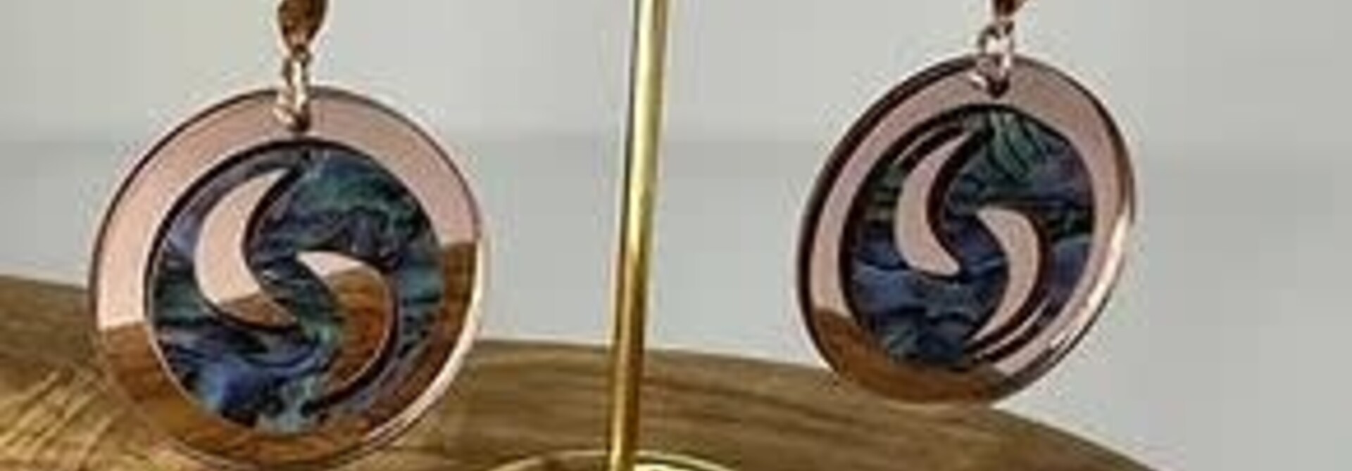 Friendship (rose gold) Earrings by Copper Canoe Woman