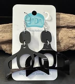 Killer whale Tail Earrings by Jada Creations-1