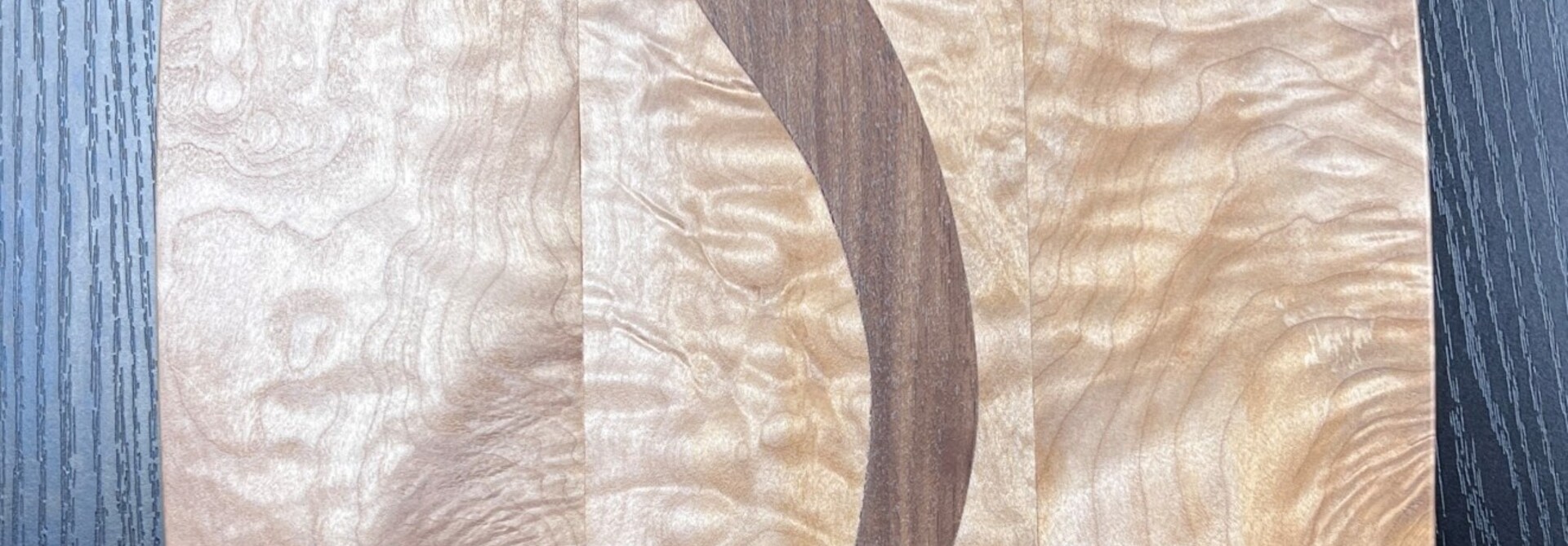 Handmade Serving Board Maple and Oak by Maurice Lenglet