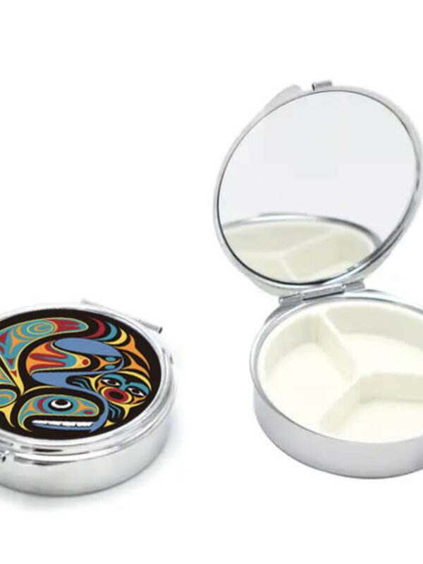Case with Mirror (Small) - Whale   by Maynard Johnny Jr