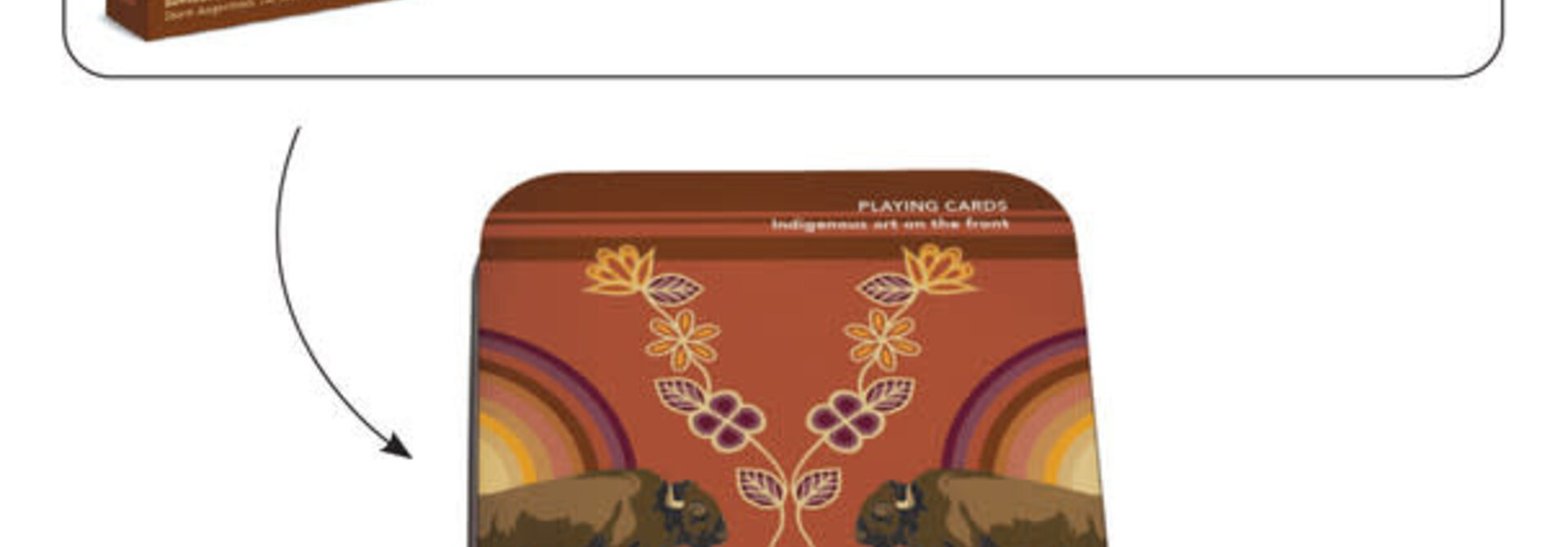 Playing Cards in Tin Buffaloes By Storm Angeconeb