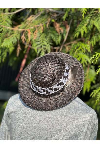 Hand Woven Contemporary adult Cedar Hat by Stan Greene