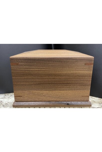 Hand Crafted Urn Box - Walnut by Maurice Lenglet