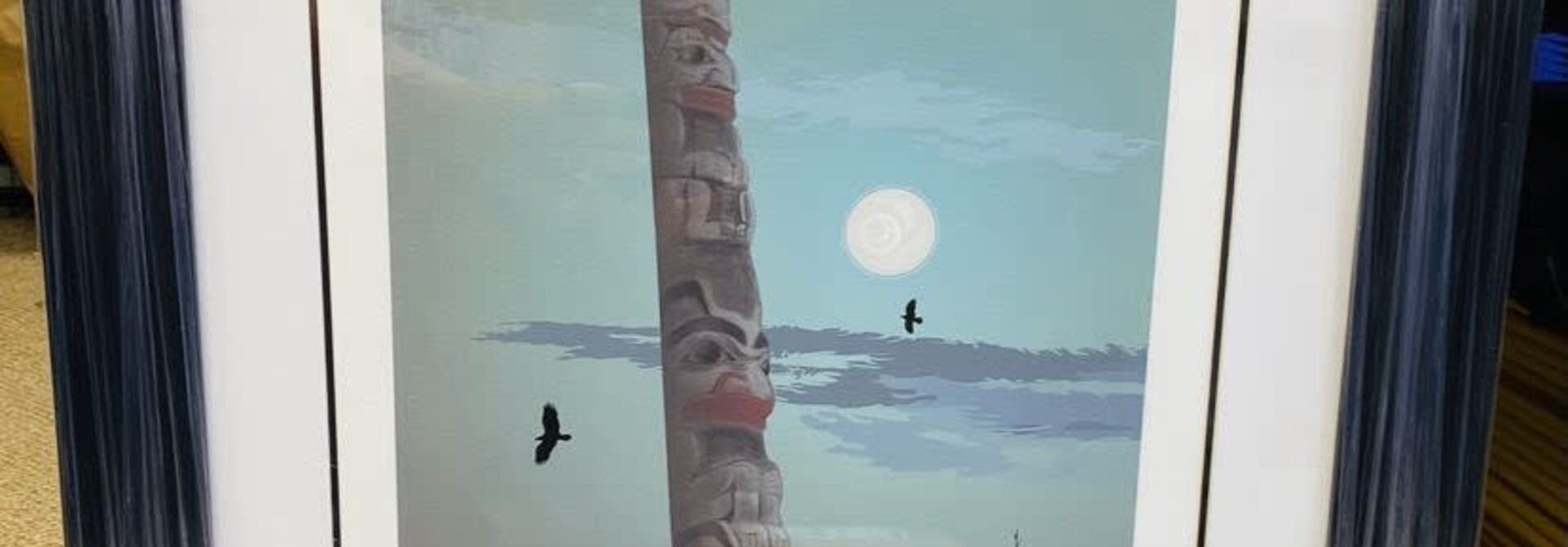 Limited Edition Print- numbered, certified, signed. - Totem Pole by Mark Preston