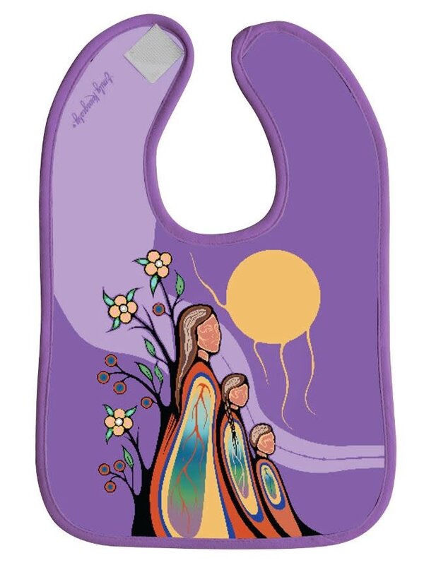 Gifts from the Creator Microfiber Bib   by Emily Kewageshig