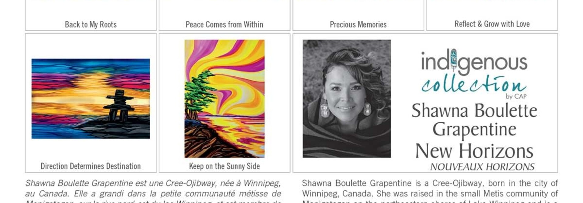 Boxed Card Set New Horizons by Shawna Boulette Grapetine