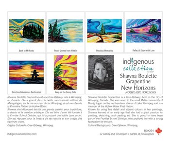 Boxed Card Set  New Horizons   by Shawna Boulette Grapetine
