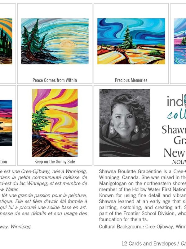 Boxed Card Set  New Horizons   by Shawna Boulette Grapetine