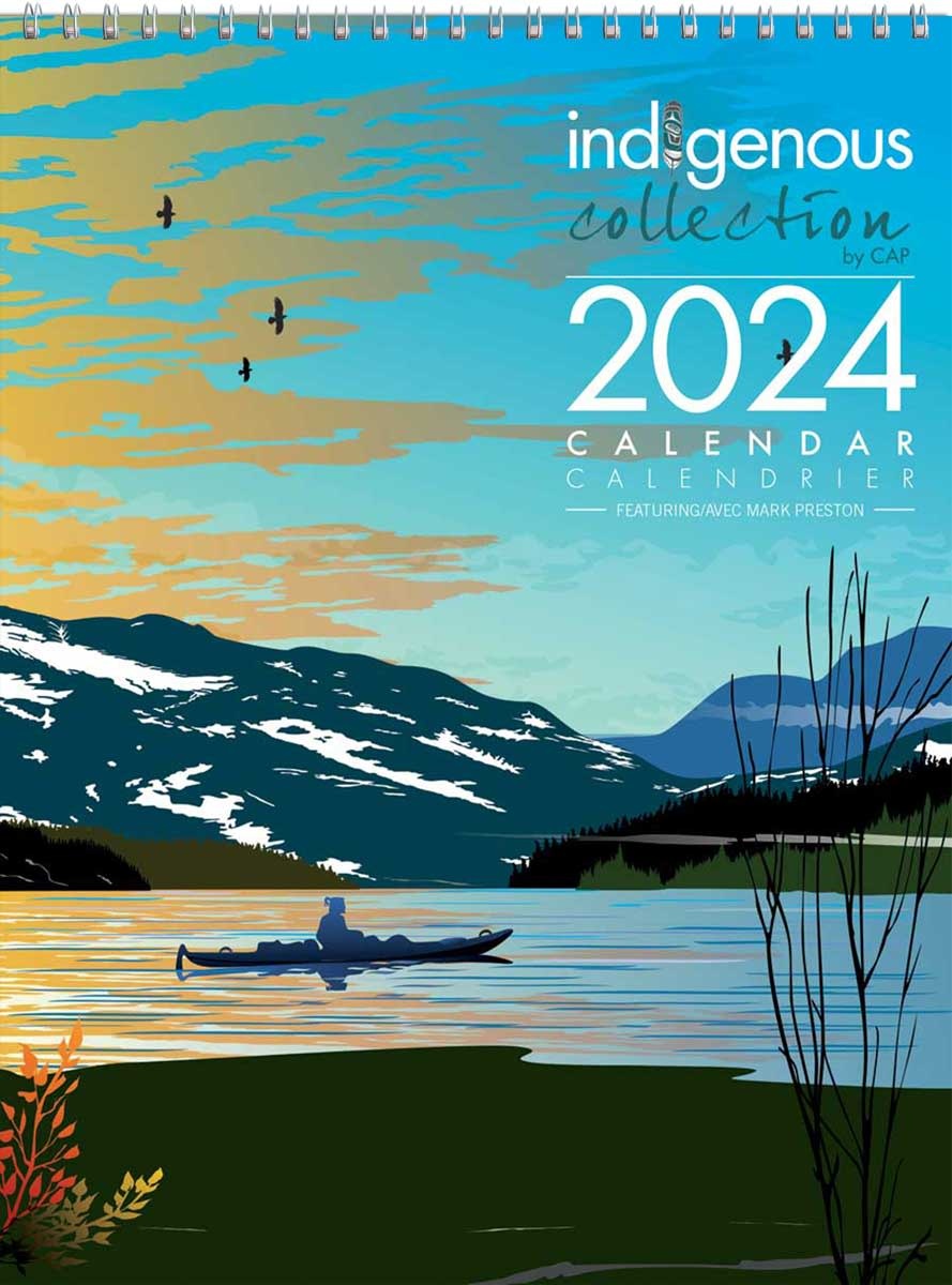 2024 Calendar  Winter Kayak by  Mark Preston-1