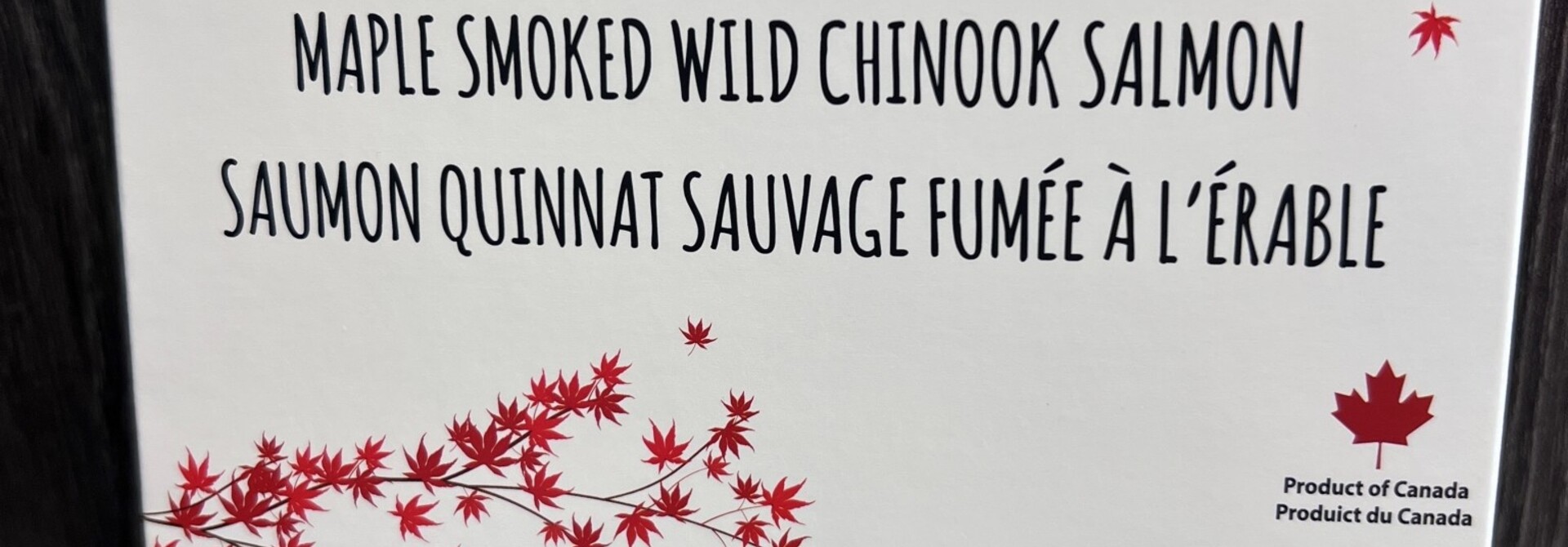 Maple Smoked Wild Chinook Salmon by River Select Fisheries