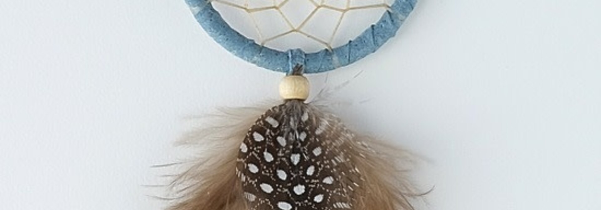 2" Birthstone Dream Catcher - March - Aquamarine - Happiness