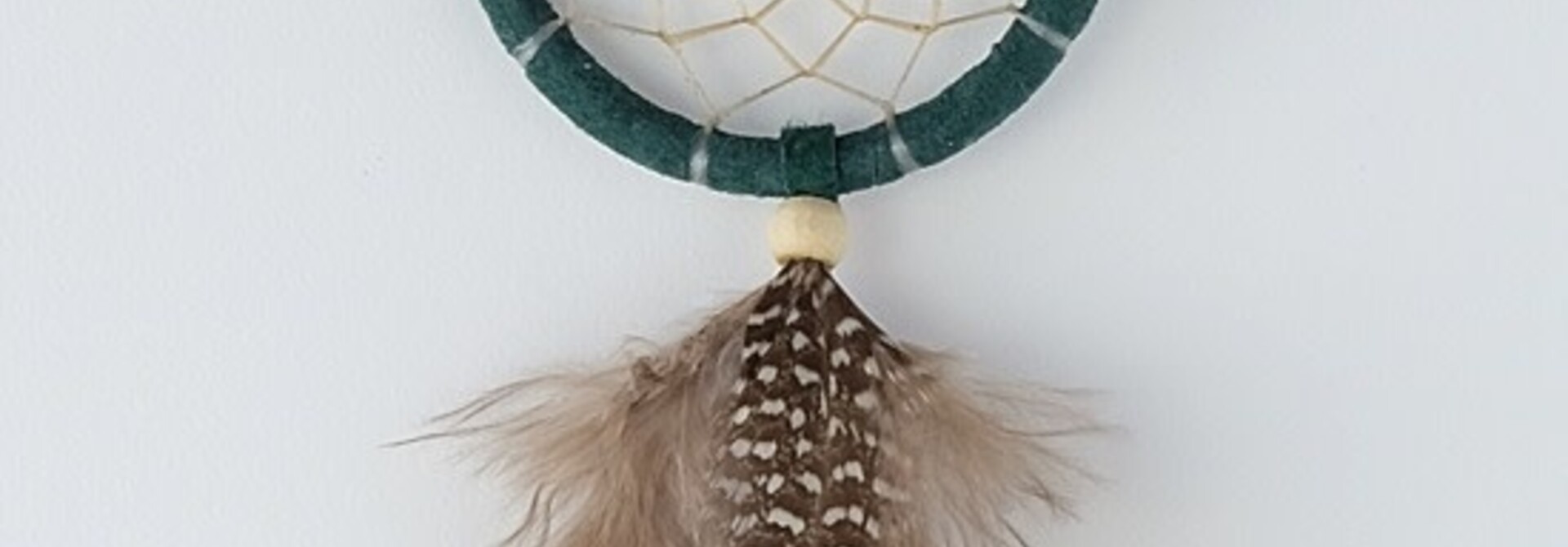 2" Birthstone Dream Catcher - May - Green Agate - Compassion