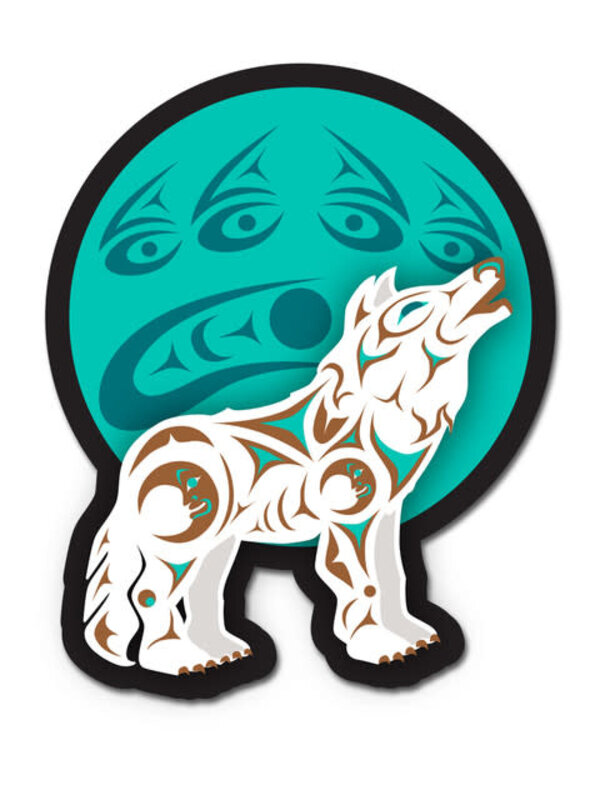 3D Magnet - Howling Wolf - Darrell Thorne
