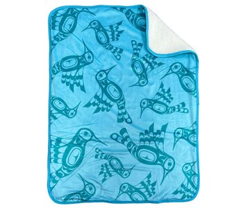 Hummingbird Baby Blanket by Francis Dick