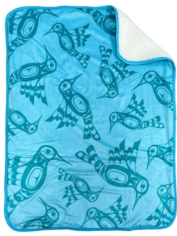 Hummingbird Baby Blanket by Francis Dick
