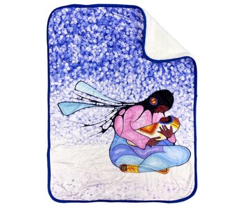 Joyous Motherhood Baby Blanket by   Cecil Youngfox