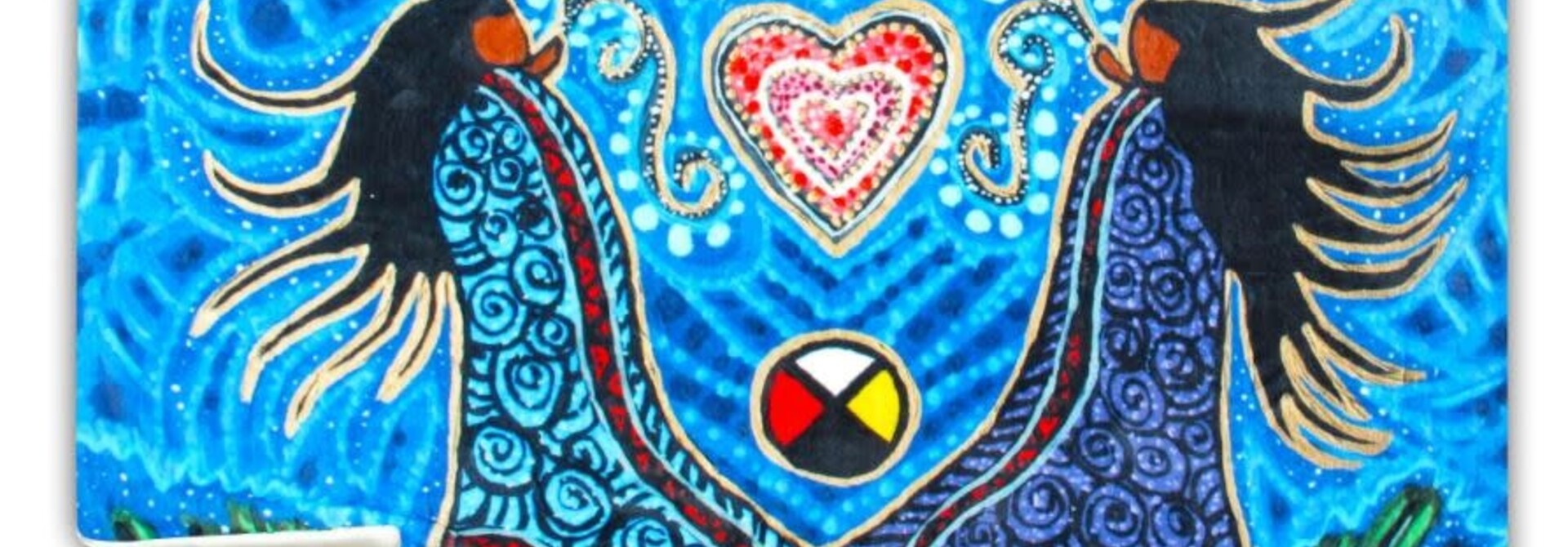 Breath of Life Blanket by Leah Dorion