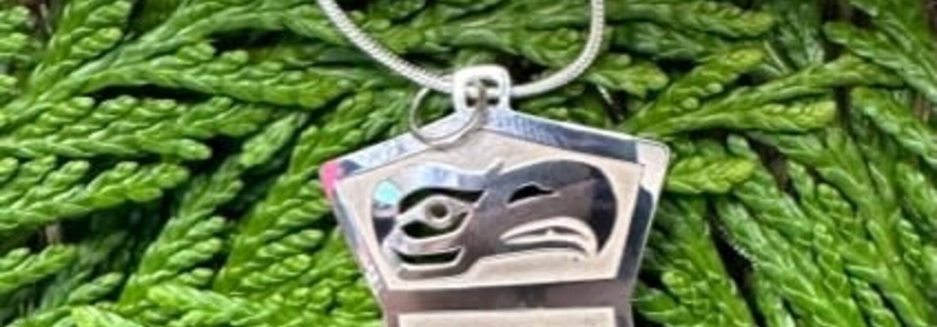Hand Crafted Silver Eagle Copper Shield by Mia Hunt