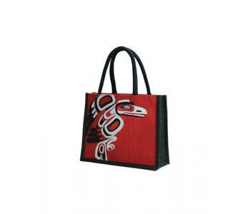 Small Jute Bag - Raven by Karen Francis