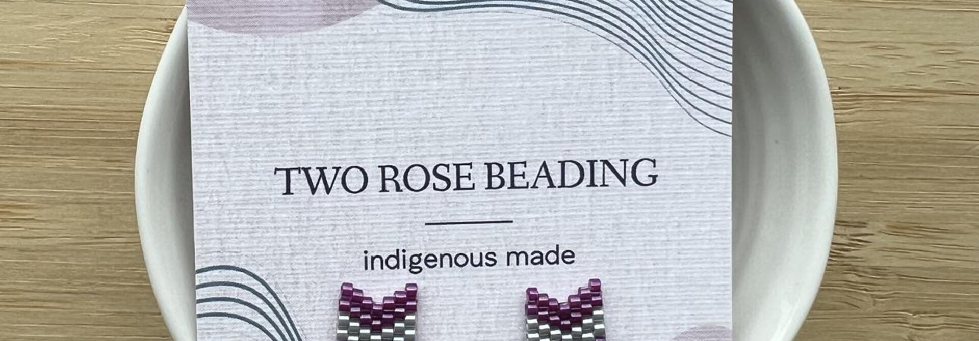 Beaded Stud Earrings by Jenn Carman