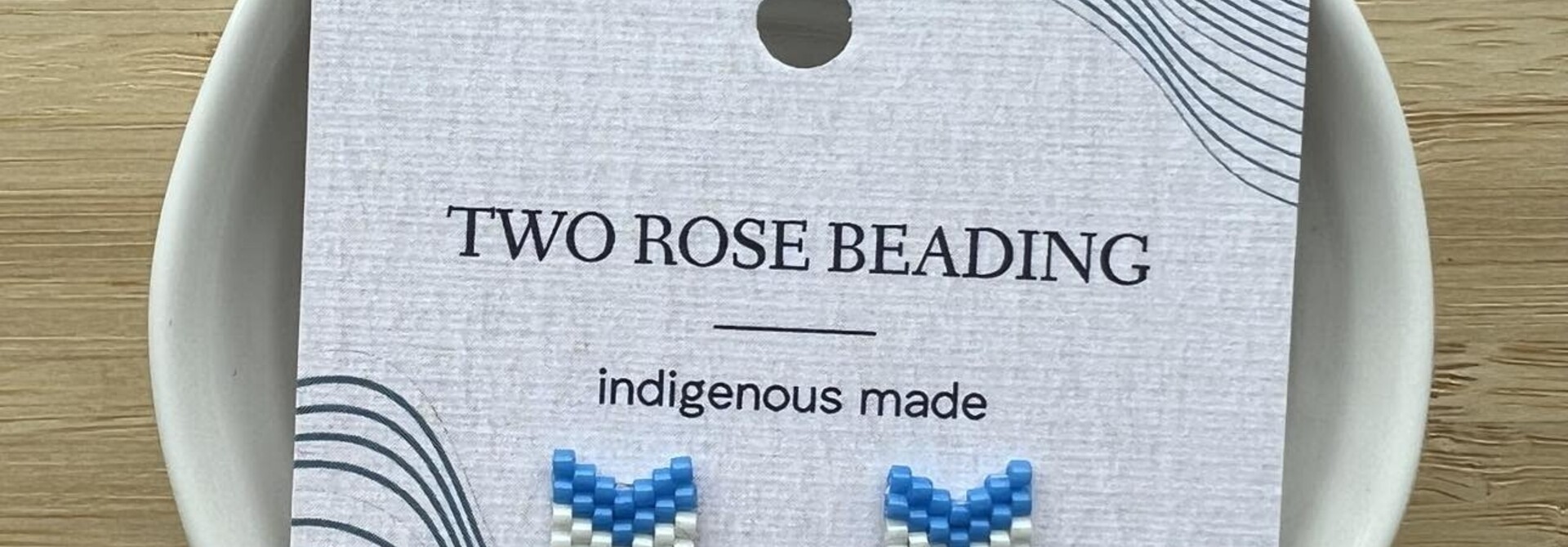 Beaded Stud Earrings by Jenn Carman
